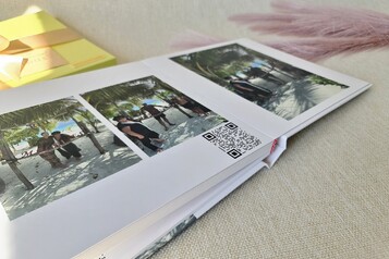 фотоальбом с видео, фотоальбом с QR