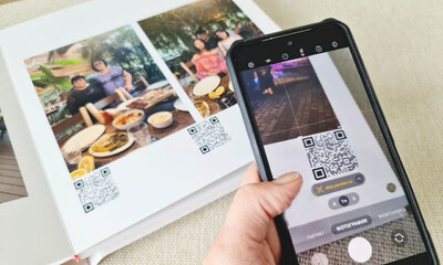 Видео и QR-код в фотокниге