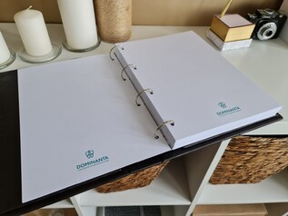 Изготовление папок на заказ в искусственной коже