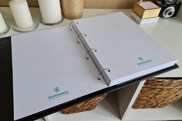 Изготовление папок на заказ в искусственной коже